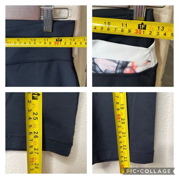 Lululemon Womens Bundle Size 6 Cropped  Pants-Black #389 - Picture 8 of 12
